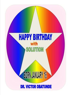 cover image of BORN JANUARY 16